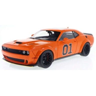 PRE-ORD3R Solido 1/18 2023 Dodge Challenger R/T General Lee Scat Pack w.b, orange