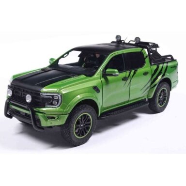 PRE-ORD3R Solido 1/18 2024 Ford Ranger Raptor, green metallic