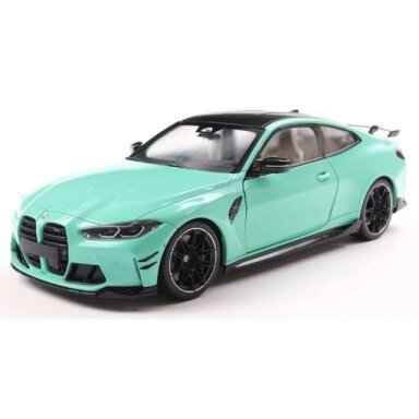 PRE-ORD3R Solido 1/18 2025 BMW M4 Performance Parts Solido Works, turquoise