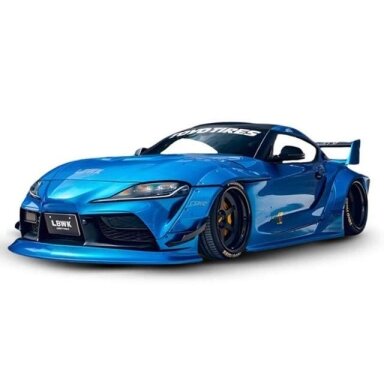 PRE-ORD3R Solido 1/18 2025 Toyota GR Supra Liberty Walk body kit, blue metallic