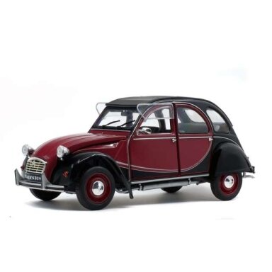 PRE-ORD3R Solido 1/18 Citroen 2CV Charleston, black/burgundy