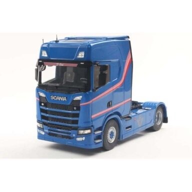 PRE-ORD3R Solido 1/24 2023 Scania 580S Highline 113 Tribute, blue