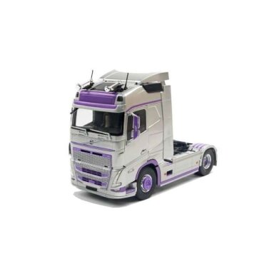 PRE-ORD3R Solido 1/24 2023 Volvo FH XL Globetrotter, silver/purple