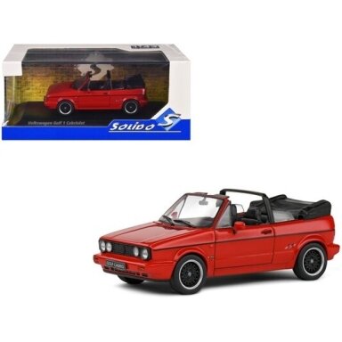 Solido Modeliukas 1/43 1992 Volkswagen Golf I cabrio sportline, red (yra Sandėlyje) Solido Modeliukas 1/43 1992 Volkswagen Golf I cabrio sportline, red (yra Sandėlyje)