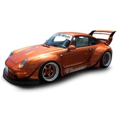 PRE-ORD3R Solido Modeliukas 1/43 2016 Porsche 911 RWB Bodykit, orange PRE-ORD3R Solido Modeliukas 1/43 2016 Porsche 911 RWB Bodykit, orange