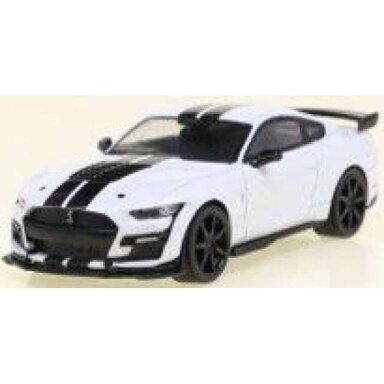 PRE-ORD3R Solido Modeliukas 1/43 2020 Shelby Mustang GT500, white/black PRE-ORD3R Solido Modeliukas 1/43 2020 Shelby Mustang GT500, white/black
