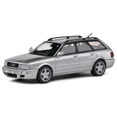 PRE-ORD3R Solido Modeliukas 1/43 Audi RS 2 Avant, silver PRE-ORD3R Solido Modeliukas 1/43 Audi RS 2 Avant, silver
