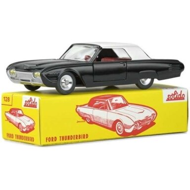 PRE-ORD3R Solido Modeliukas 1/43 Ford Thunderbird, black PRE-ORD3R Solido Modeliukas 1/43 Ford Thunderbird, black
