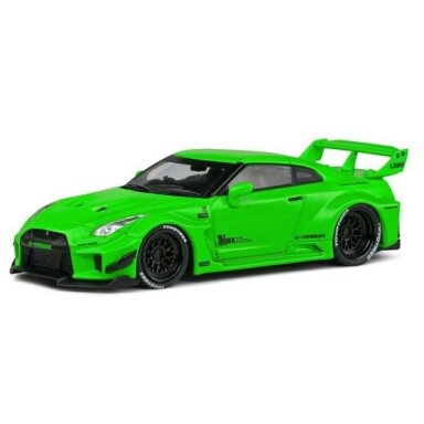 Solido Modeliukas 1/43 Nissan GT-R R35 Liberty Walk Work Silhouette, green Solido Modeliukas 1/43 Nissan GT-R R35 Liberty Walk Work Silhouette, green
