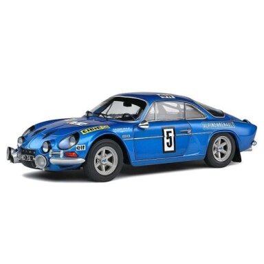 PRE-ORD3R Solido 1972 Alpine A110 1600S #5 Nicolas/Todt Olympia Rally, blue