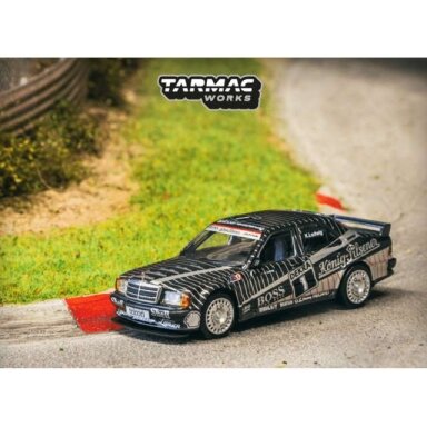 Tarmac Modeliukas 1/64 1989 Mercedes-Benz 190 E 2.5-16 EVO 1 #1 Klaus Ludwig, DTM 1989, black/silver/red Tarmac Modeliukas 1/64 1989 Mercedes-Benz 190 E 2.5-16 EVO 1 #1 Klaus Ludwig, DTM 1989, black/silver/red