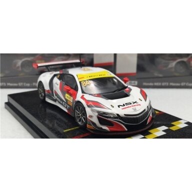 Tarmac Modeliukas 1/64 2017 Honda NSX GT3 Macau GT Cup Renger van der Zande Fia GT World Cup, Tarmac Modeliukas 1/64 2017 Honda NSX GT3 Macau GT Cup Renger van der Zande Fia GT World Cup,