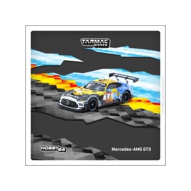 PRE-ORD3R Tarmac Modeliukas 1/64 2020 Mercedes Benz AMG GT3 #2 Y.Buurman/N.Bastian/P.Ellis/H.Haupt, Nürburgring 24h, various