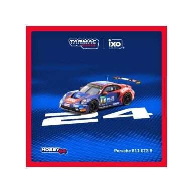 Tarmac Modeliukas 1/64 2023 Porsche 911 GT3 R DTM #24 Ayhancan Güven, blue/red (yra Sandėlyje)