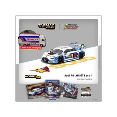 PRE-ORD3R Tarmac Modeliukas 1/64 2024 Audi R8 LMS GT3 evo II, James Yu
Macau GT Cup - FIA GT World Cup Uno Racing, white/blue/red PRE-ORD3R Tarmac Modeliukas 1/64 2024 Audi R8 LMS GT3 evo II, James Yu
Macau GT Cup - FIA GT World Cup Uno Racing, white/blue/red