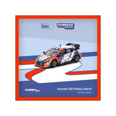 Tarmac Modeliukas 1/64 2024 Hyundai i20 N Rally1 Hybrid #4 Esapekka Lappi/Janne Ferm, Rally Sweden Winner, various Tarmac Modeliukas 1/64 2024 Hyundai i20 N Rally1 Hybrid #4 Esapekka Lappi/Janne Ferm, Rally Sweden Winner, various