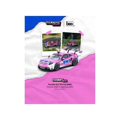 Tarmac Modeliukas 1/64 2024 Porsche 911 GT3 Cup (992) #1 Harry King
Porsche Mobil 1 Supercup, pink/white Tarmac Modeliukas 1/64 2024 Porsche 911 GT3 Cup (992) #1 Harry King
Porsche Mobil 1 Supercup, pink/white