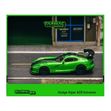 Tarmac Modeliukas 1/64 Dodge Viper ACR Extreme, green Tarmac Modeliukas 1/64 Dodge Viper ACR Extreme, green