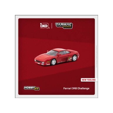 Tarmac Modeliukas 1/64 Ferrari 348 Challenge presentation, red (yra Sandėlyje)