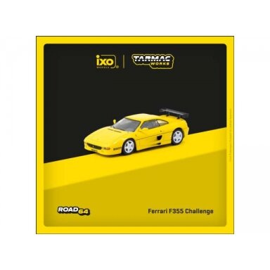 Tarmac Modeliukas 1/64 Ferrari F355 Challenge, yellow (yra Sandėlyje)