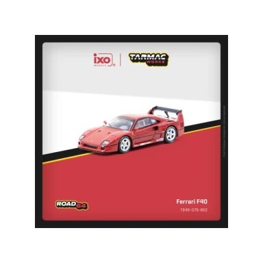 Tarmac Modeliukas 1/64 Ferrari F40,red (yra Sandėlyje) Tarmac Modeliukas 1/64 Ferrari F40,red (yra Sandėlyje)