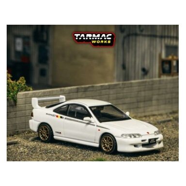 PRE-ORD3R Tarmac Modeliukas 1/64 Honda Integra TYPE R DC2 MUGEN, championship white