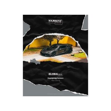 Tarmac Modeliukas 1/64 Koenigsegg Gemera, grey Tarmac Modeliukas 1/64 Koenigsegg Gemera, grey