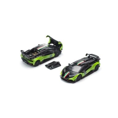 PRE-ORD3R Pop Race Modeliukas 1/64 Lamborghini Huracan STO (LP640-2 10 Anniversario, green/black PRE-ORD3R Pop Race Modeliukas 1/64 Lamborghini Huracan STO (LP640-2 10 Anniversario, green/black