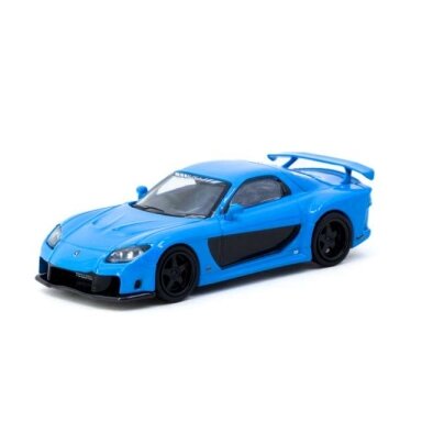 PRE-ORD3R Tarmac Modeliukas 1/64 Mazda RX-7 VeilSide Fortune7, blue PRE-ORD3R Tarmac Modeliukas 1/64 Mazda RX-7 VeilSide Fortune7, blue