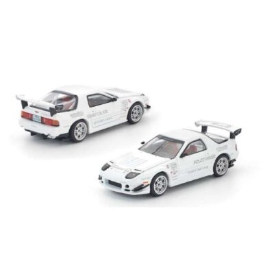 Pop Race Modeliukas 1/64 Mazda RX7 FC3S Re-Amemiya, white Pop Race Modeliukas 1/64 Mazda RX7 FC3S Re-Amemiya, white