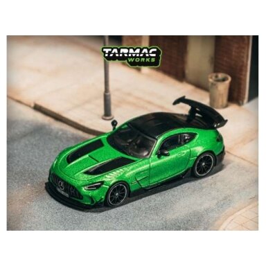 Tarmac Modeliukas 1/64 Mercedes-Benz AMG GT Black Series, green (yra Sandėlyje) Tarmac Modeliukas 1/64 Mercedes-Benz AMG GT Black Series, green (yra Sandėlyje)