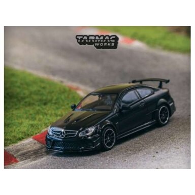 Tarmac Modeliukas 1/64 Mercedes-Benz C 63 AMG Coupe Black Serie, matte black Tarmac Modeliukas 1/64 Mercedes-Benz C 63 AMG Coupe Black Serie, matte black