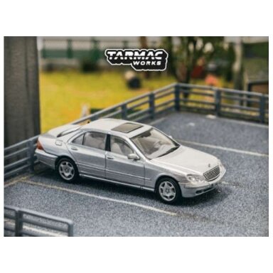 Tarmac Modeliukas 1/64 Mercedes-Benz S-Class, brilliant silver metallic Tarmac Modeliukas 1/64 Mercedes-Benz S-Class, brilliant silver metallic