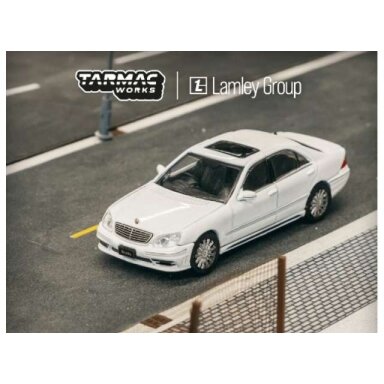 Tarmac Modeliukas 1/64 Mercedes-Benz S-Class Wald, alabaster white (yra Sandėlyje) Tarmac Modeliukas 1/64 Mercedes-Benz S-Class Wald, alabaster white (yra Sandėlyje)