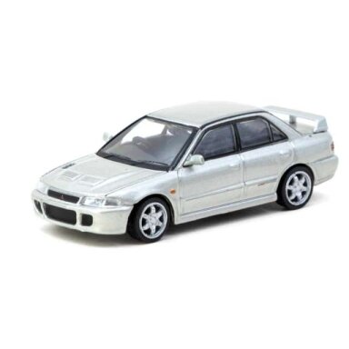 PRE-ORD3R Tarmac Modeliukas 1/64 Mitsubishi Lancer GSR Evolution *Special Edition*, silver PRE-ORD3R Tarmac Modeliukas 1/64 Mitsubishi Lancer GSR Evolution *Special Edition*, silver