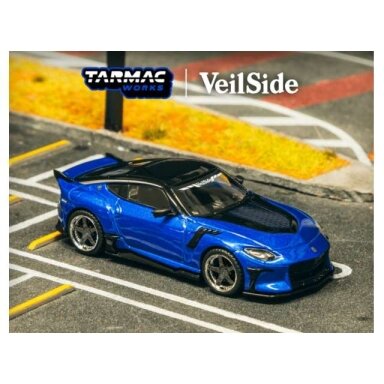 PRE-ORD3R Tarmac Modeliukas 1/64 Nissan VeilSide FFZ400 Fairlady Z, blue