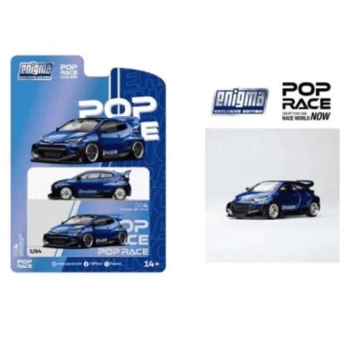 PRE-ORD3R Pop Race Modeliukas 1/64 Pandem GR Yaris, metallic blue PRE-ORD3R Pop Race Modeliukas 1/64 Pandem GR Yaris, metallic blue
