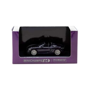 PRE-ORD3R Tarmac Modeliukas 1/64 Porsche 718 Spyder RS, viola metallic
