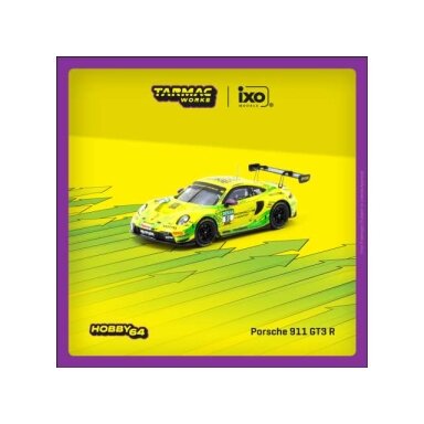 Tarmac Modeliukas 1/64 Porsche 911 GT3 R, Thomas Preining, DTM Champion 2023, yellow/green