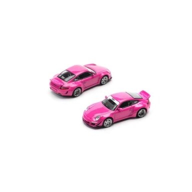 Pop Race Modeliukas 1/64 Porsche RWB 997, pink Pop Race Modeliukas 1/64 Porsche RWB 997, pink