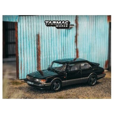 Tarmac Modeliukas 1/64 Saab 900 Turbo, black Tarmac Modeliukas 1/64 Saab 900 Turbo, black