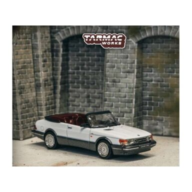 Tarmac Modeliukas 1/64 Saab 900 Turbo Convertible, white (yra Sandėlyje) Tarmac Modeliukas 1/64 Saab 900 Turbo Convertible, white (yra Sandėlyje)