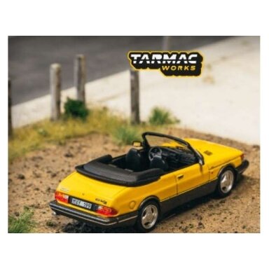 Tarmac Modeliukas 1/64 Saab 900 Turbo Convertible, yellow (yra Sandėlyje) Tarmac Modeliukas 1/64 Saab 900 Turbo Convertible, yellow (yra Sandėlyje)