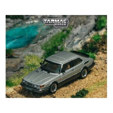 Tarmac Modeliukas 1/64 Saab 900 Turbo, silver