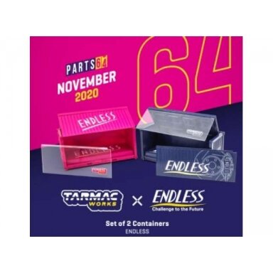 Tarmac Modeliukas 1/64 Set of 2 Containers *Endless*, pink/blue Tarmac Modeliukas 1/64 Set of 2 Containers *Endless*, pink/blue