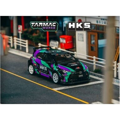 Tarmac Modeliukas 1/64 Toyota GR Corolla *HKS*, various (yra Sandėlyje)