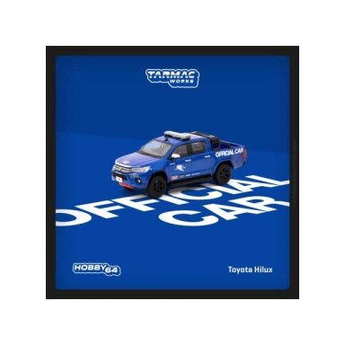 Tarmac Modeliukas 1/64 Toyota Hillux Fuji Speedway Official car, blue Tarmac Modeliukas 1/64 Toyota Hillux Fuji Speedway Official car, blue