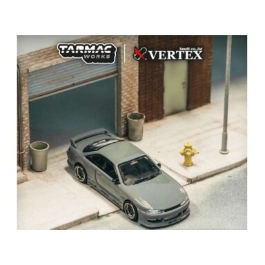 PRE-ORD3R Tarmac Modeliukas 1/64 VERTEX Nissan Silvia (S 14), grey