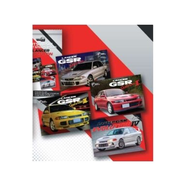 PRE-ORD3R Tarmac Modeliukas Tarmac Cards Mitsubishi Event Special Vol.01 - Lancer Evolution PRE-ORD3R Tarmac Modeliukas Tarmac Cards Mitsubishi Event Special Vol.01 - Lancer Evolution