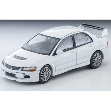PRE-ORD3R Tomica Limited Vintage Modeliukas 1/64 2006 Mitsubishi Lancer GSR Evolution IX MR, pearl white